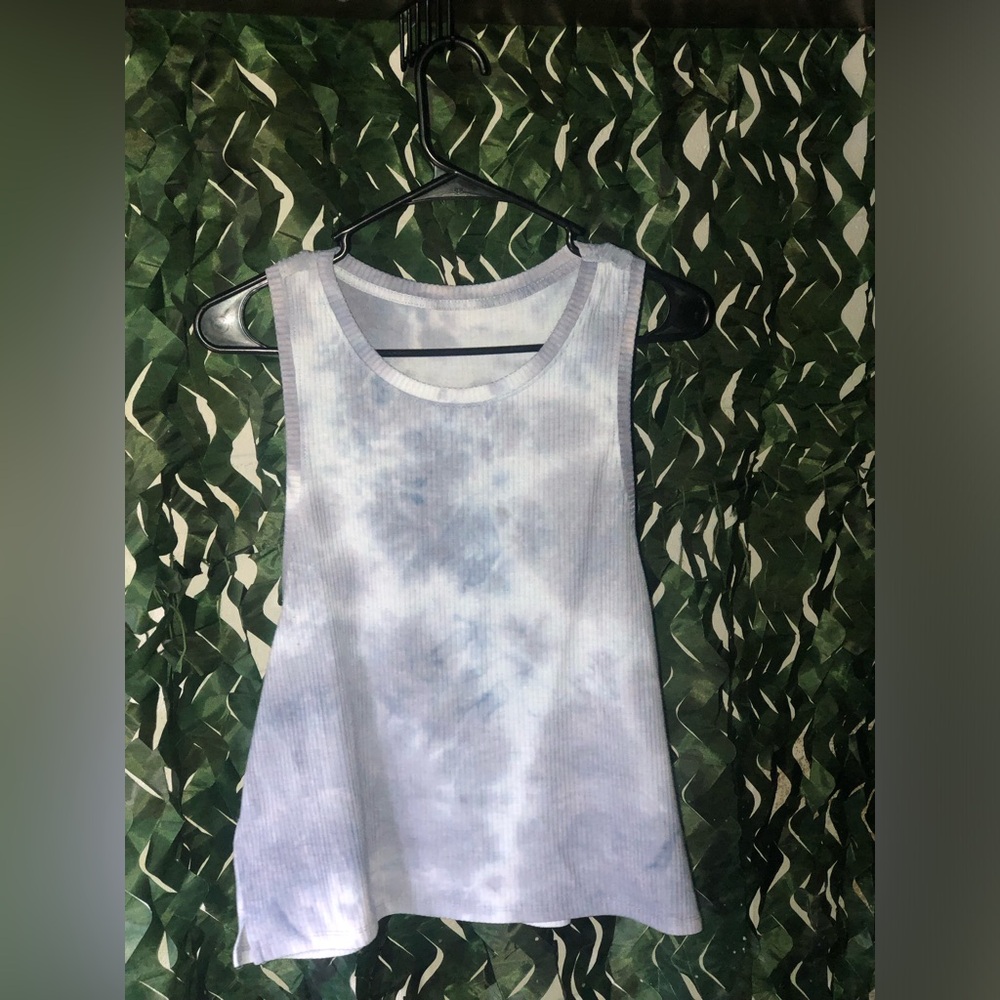 Tie-Dye Tank Top  - Blue